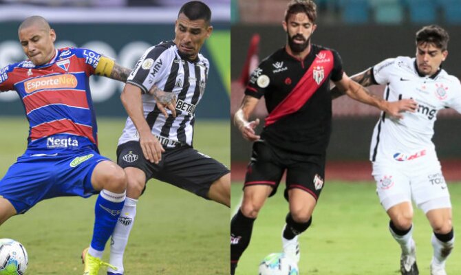 Fortaleza x Galo, Atlético-GO x Corinthians, Brasileirão 2021