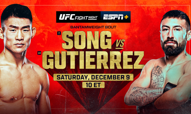 Melhores Apostas para Song x Gutiérrez no UFC Fight Night